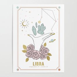 Libra Zodiac Series Poster