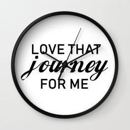 Love that journey for me. Minimalist design Wall Clock