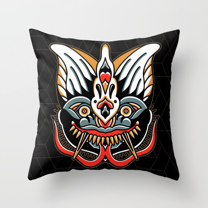 Batty Throw Pillow