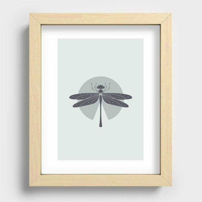 Dragonfly Recessed Framed Print