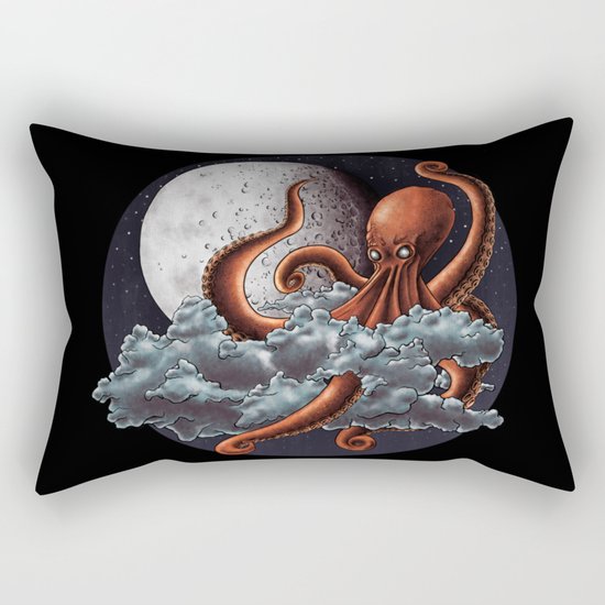In the Clouds Rectangular Pillow
