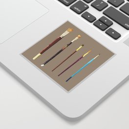Paint brushes  Sticker