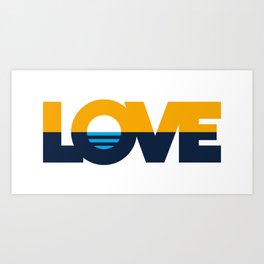 LOVE - People's Flag of Milwaukee Art Print