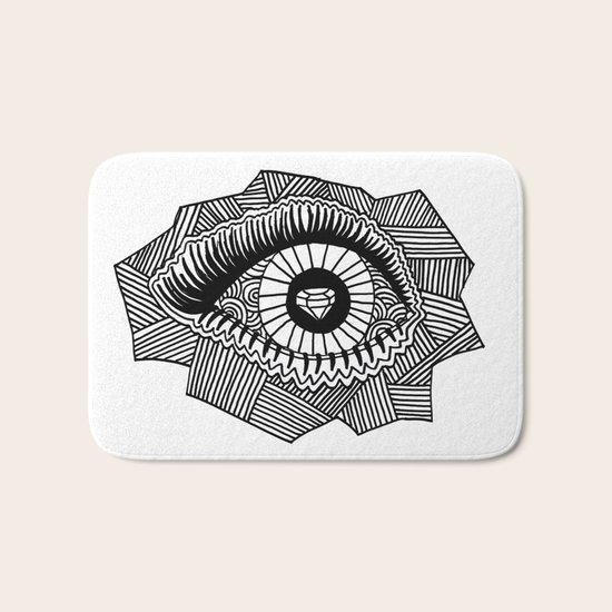 Eyes Bath Mat