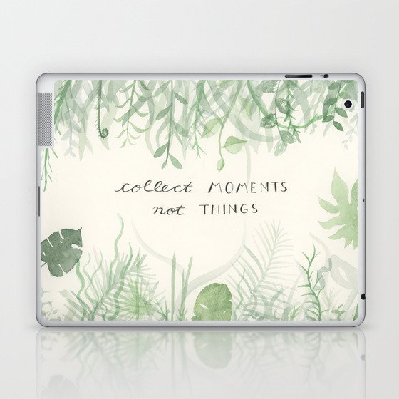 Collect Moments foliage watercolor Laptop & iPad Skin