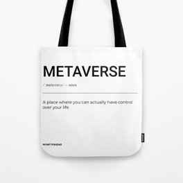 Metaverse - dictionary Tote Bag