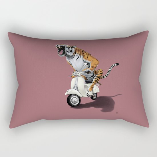 Rooooaaar! (colour) Rectangular Pillow