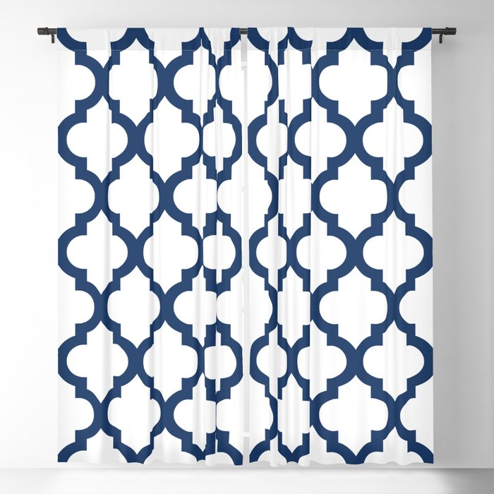 Moroccan Quatrefoil Pattern 725 Blackout Curtain