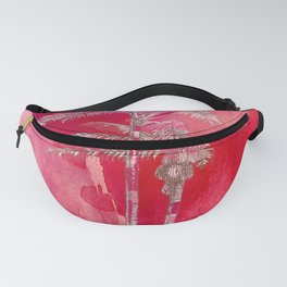 Red Palms Fanny Pack