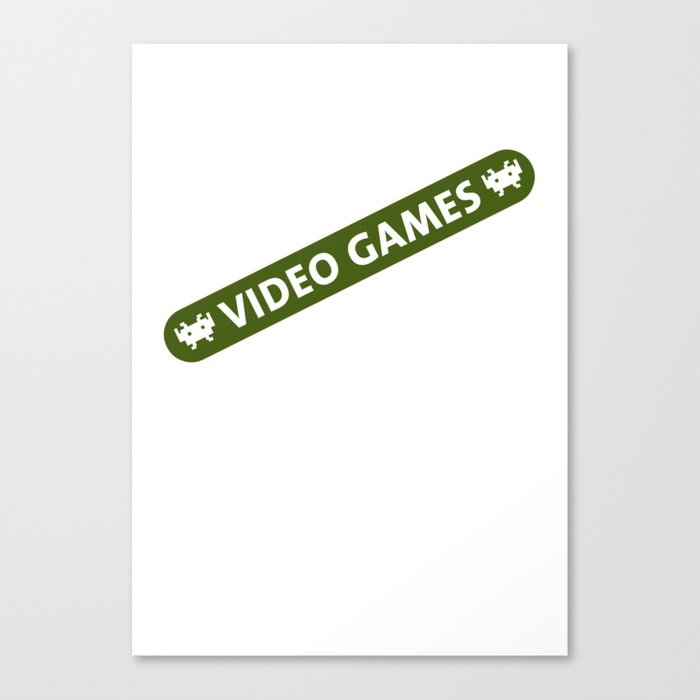 Video Games Canvas Print