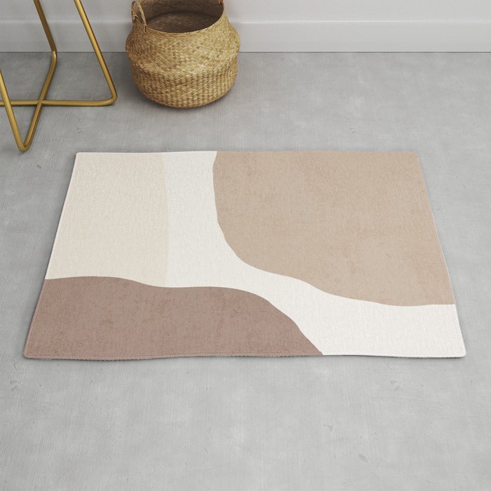 Organic Shapes Neutrals 1 Rug