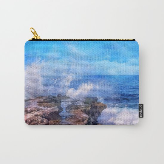 Pacific surf in California Carry-All Pouch