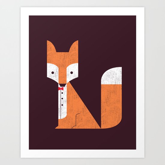 Le Sly Fox Art Print