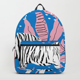White Tiger Neck Gator White Tiger Backpack