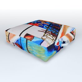 Colors of Venice Italy Outdoor Floor Cushion