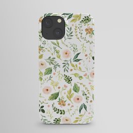 Botanical Spring Flowers iPhone Case