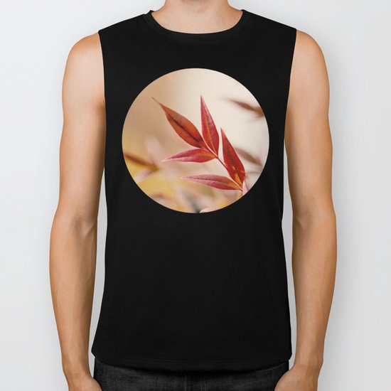 Winter Red Biker Tank
