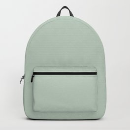 Light Sage Green Solid Backpack | Lightsage, Solidcolor, Solidcolour, Graphicdesign, Celadon, Sage, Retrocolors, Digital, Plain, Duckegg 