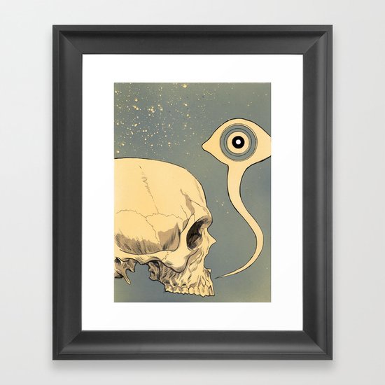 Untitled (skull) Framed Art Print