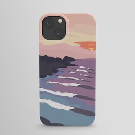 Chicama, Peru Ocean Waves at Sunset iPhone Case