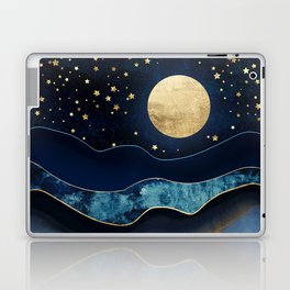 Golden Moon Laptop Skin