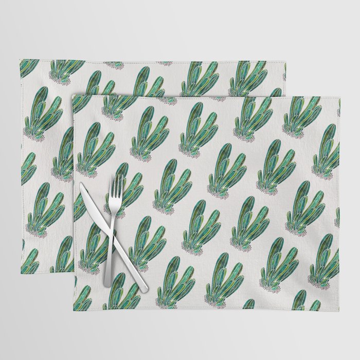 Cactus Cluster – Emerald Placemat