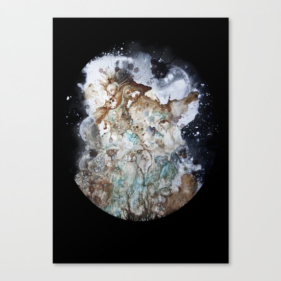 Excerpt / Curacao Coffee on Canvas Canvas Print