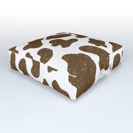 Cow pattern brown Outdoor Floor Cushion | Graphicdesign, Cute, Funnycow, Highlandcow, Scottishcow, Animal, Trendingnow, Farm, Nursery, Kitchen 