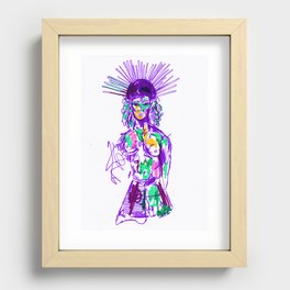 Salaki: The Warrior Goddess Recessed Framed Print