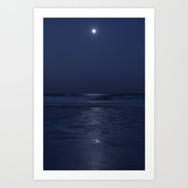 Ocean Moon Art Print