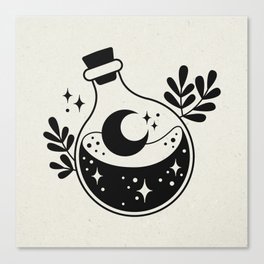 Moon Bottle Canvas Print