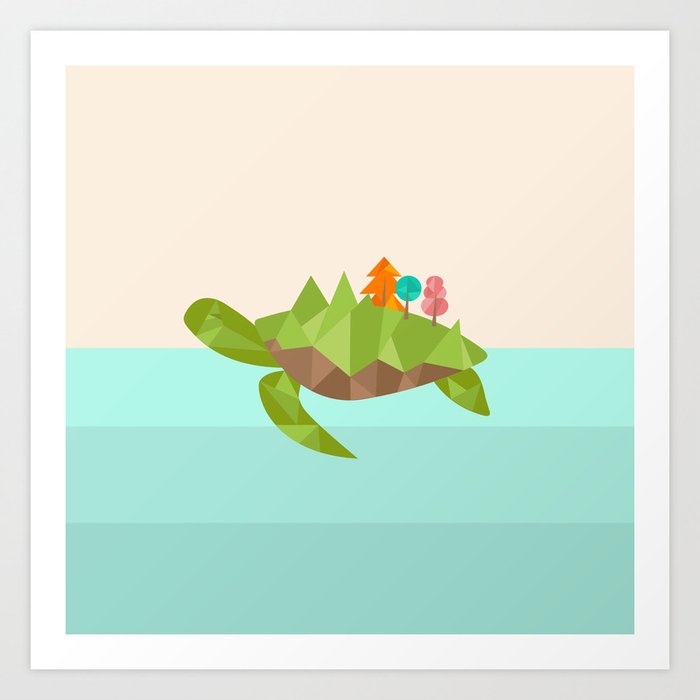 Turtle Island Art Print