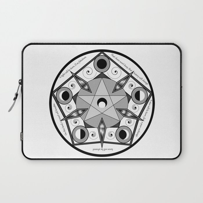Witch Casting Circle (Thirteen's spell) Laptop Sleeve