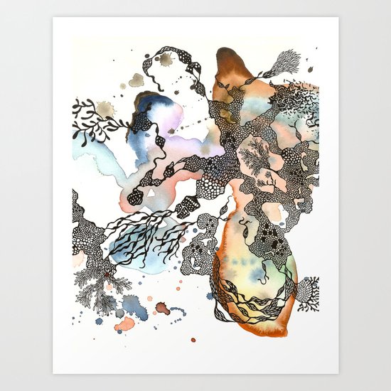 Is that a sea plant or a sea animal? Art Print