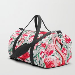 Flamingos and Flowers Duffle Bag
