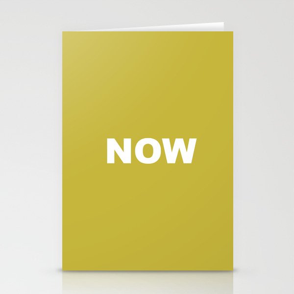 NOW WARM OLIVE COLOR Stationery Cards