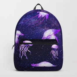 Space jelly fish Backpack | Universe, Seacreatures, Water, Digital, Infinite, Stars, Pattern, Jellyfish, Sea, Animal 