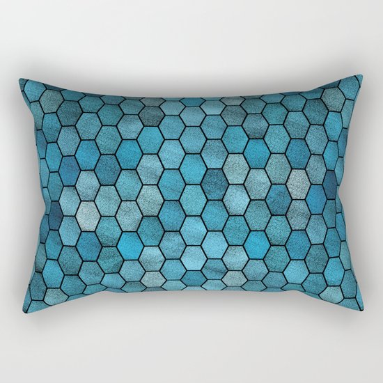Glitter Tiles III Rectangular Pillow