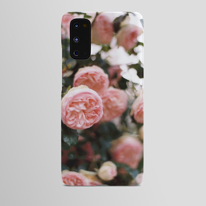 Pink Garden Roses Android Case