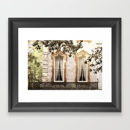 Savannah Window Decadence Framed Art Print
