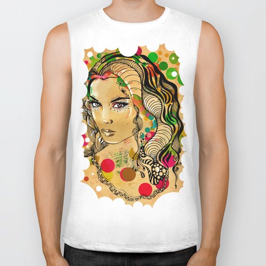 Dots Biker Tank