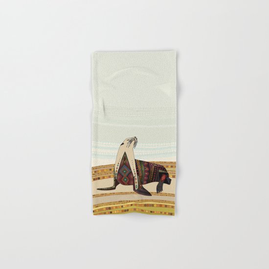 sea lion Hand & Bath Towel