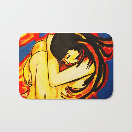 Night Aquarium Bath Mat