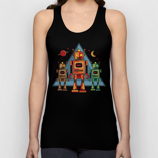 Danger! Alert! Risky! Unisex Tank Top