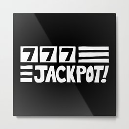 777 Jackpot Metal Print
