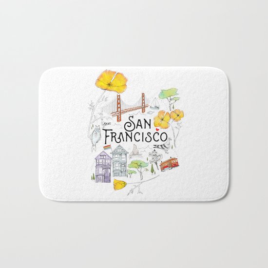 San Francisco Bath Mat