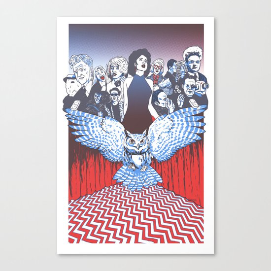 BLACK LODGE BURLESQUE Canvas Print