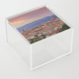 Panorama Florence, Italy. Acrylic Box