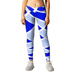 Abstract pattern - blue. Leggings