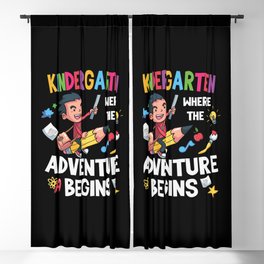 Kindergarten Where The Adventure Begins Blackout Curtain